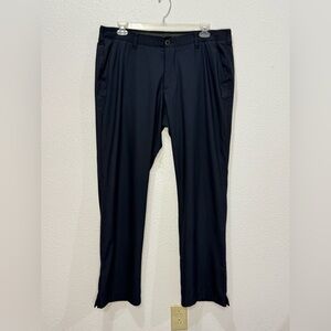 Under‎ Armour Men's Navy Golf Pants Loose Straight 40x32 UA Match Play Trousers
